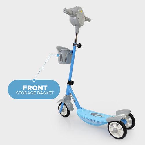 Dash Noddy Deluxe 3 Wheel Adjustable Height Kids Scooter for 3 to 6 Years (Choose Any Color)