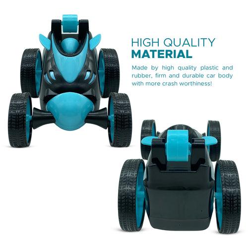 NHR Remote Control Stunt Car: 360° Rotating Rolling Electric Race Car (Choose any color)