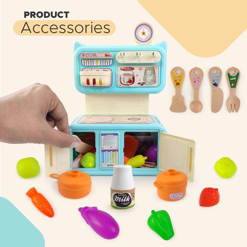 NHR Dream Kitchen Set: Interactive Playset, Product Accessories, Storage, Ages 3+