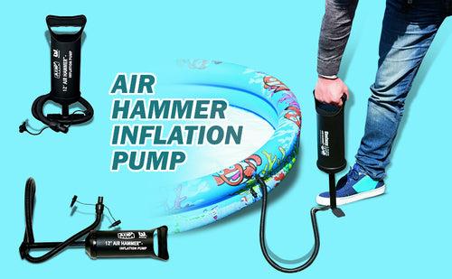 NHR Air Hammer Inflation Pump Inflatable Swimming Pool (Black)