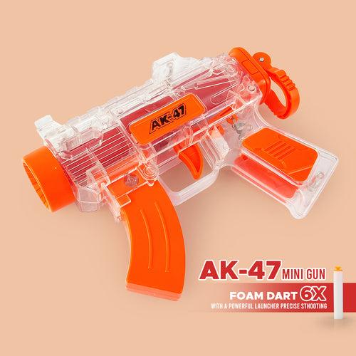 NHR Mini AK-47 Toy Gun for Kids with 6 Foam Bullets