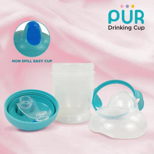 NHR PUR 5506 Spill Proof Sippy Cup (Blue, Polypropylene)