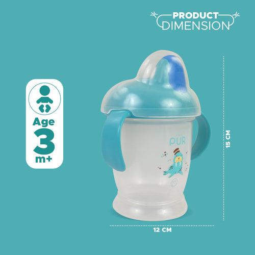 NHR PUR 5506 Spill Proof Sippy Cup (Blue, Polypropylene)