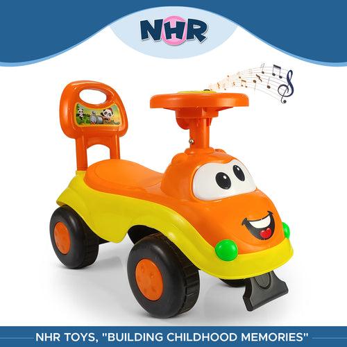 NHR Magic Rider Push Car Ride-On for Kids with Fun, Safe, and Entertaining Ride Music 1-3 Year