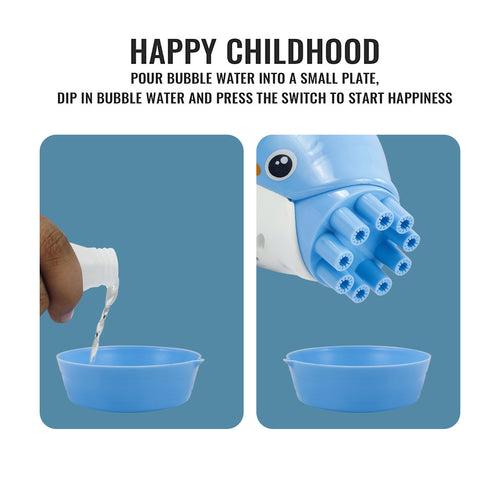 NHR Dolphin Bubble Gun, Electric Bubble Maker (Choose Any Color)