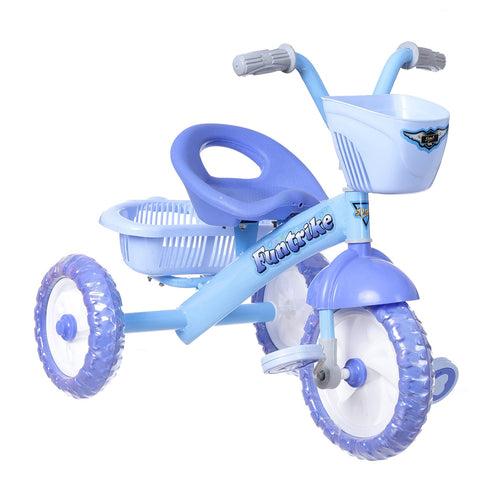 Dash Stylish Kids Tricycle: Backrest Seat, Storage Basket (Choose Any Color)