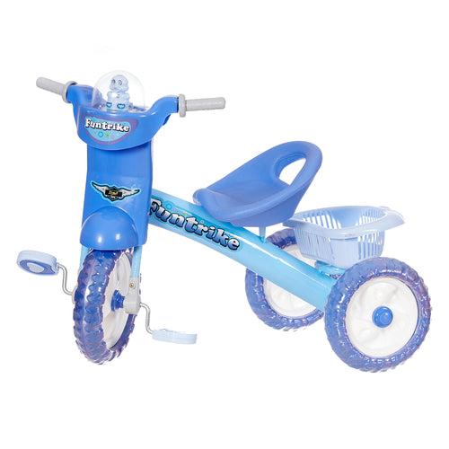 Dash Stylish Kids Tricycle: Backrest Seat, Storage Basket (Choose Any Color)