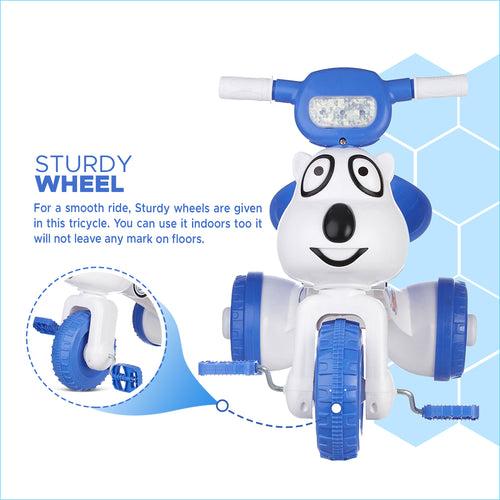 Dash Teddy Foldable Kids Tricycle: Light, Music (Choose Any Color)
