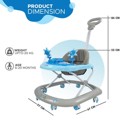 Dash Butterfly Deluxe Baby Walker (Choose Any Color)