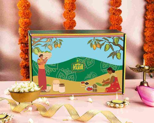 The Diwali box (Almond Box and dry fruit box)