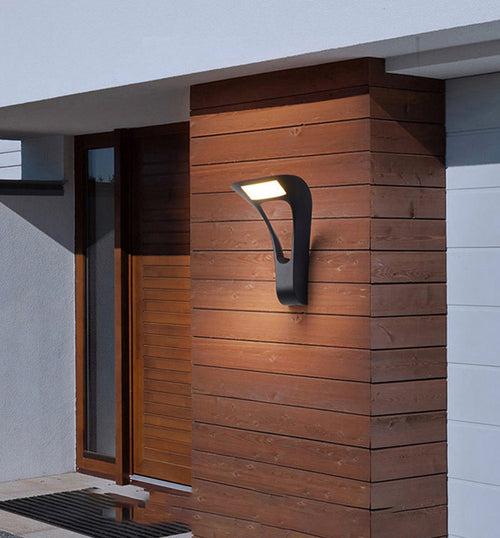 Led Modern Black Outdoor Wall Light - Warm White