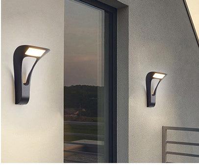 Led Modern Black Outdoor Wall Light - Warm White