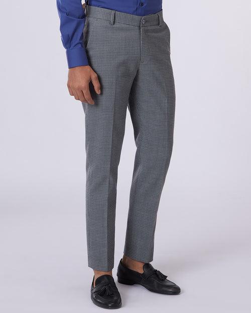 Japanese Ascent Blended Wool Dress Pants - Dark Grey