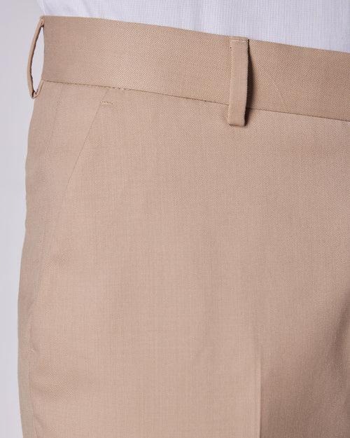 Vanguard Blended Wool Dress Pants - Beige