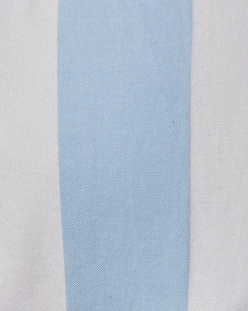 Blue Washed Dobby Striped Shirt