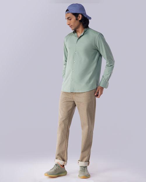 Sage Green Oxford Shirt