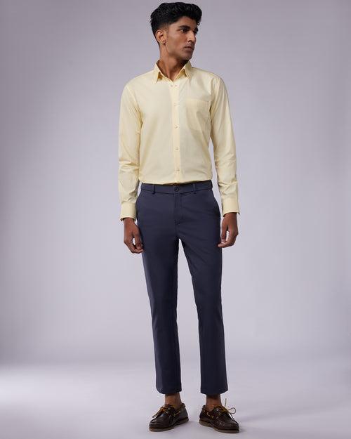 Yellow Poplin Shirt