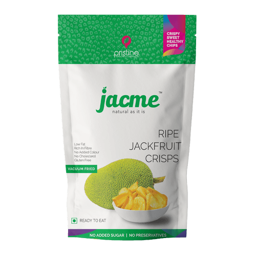 Ripe Jackfruit Vacuum Cooked Crisps 50gm | Healthy Fruit Snack | vegan