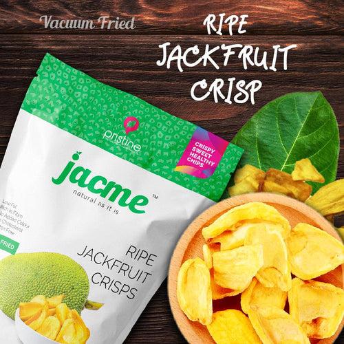 Ripe Jackfruit Vacuum Cooked Crisps 50gm | Healthy Fruit Snack | vegan