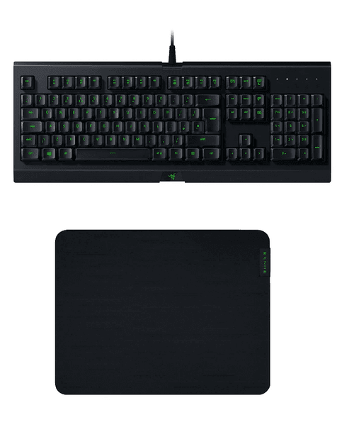 Razer Cynosa Lite RGB Gaming Keyboard with Gigantus V2 Cloth Gaming Mouse Pad (Medium) 1 Year Warranty