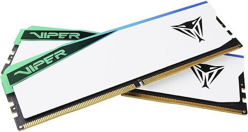 Patriot Memory Viper Elite 5 RGB DDR5 6000MT/s CL42 Desktop Memory 96GB (2x48GB) Kit 1.35V (PVER596G60C42KW)