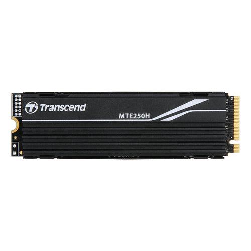 Transcend MTE250H NVMe PCIe M.2 SSD Gen4 x4, 3D NAND Flash with Aluminum heatsink (Read/Write - up to 7,500/6,700 MB/s)