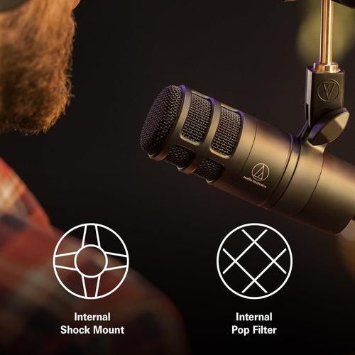 Audio-Technica AT2040 Hypercardioid Dynamic Podcast Microphone