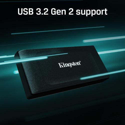 Kingston XS1000 SSD | Pocket-Sized | USB 3.2 Gen 2 | External Solid State Drive | Up to 1050MB/s | SXS1000/1000G