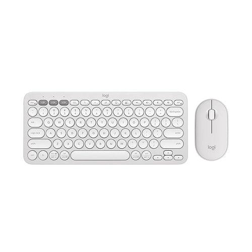 Logitech PEBBLE 2 COMBO Slim, multi-device Bluetooth keyboard & Mouse With BRIO 100 Full HD 1080p Webcam Combo