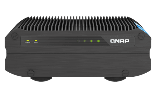 QNAP TS-i410X  Intel® Atom® x6425E 4-core/4-thread processor, burst up to 3.0 GHz, 8 GB on board