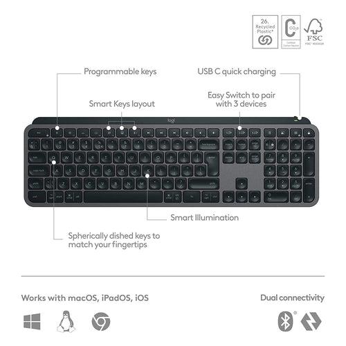 Logitech MX Keys S Advanced Wireless Illuminated Keyboard