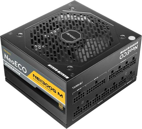 ANTEC NeoECO, NE1300G M ATX3.0, 1300W Full Modular PSU, 80 Plus Gold Certified, PCIE 5.0 Support, PhaseWave Design, Japanese Caps,Power Supply