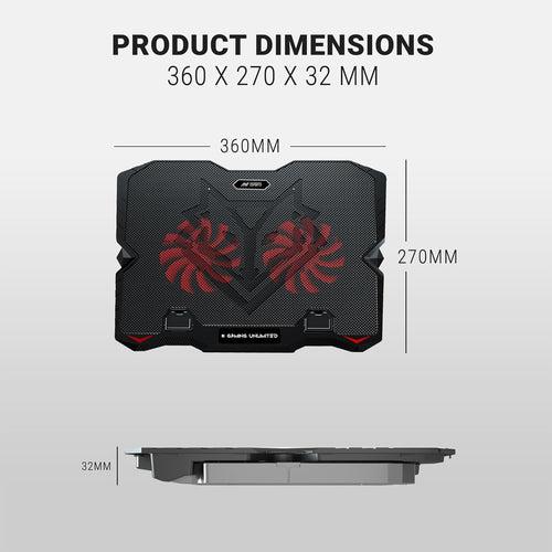 Ant Esports NC150 Ultra Slim and Sturdy Portable Laptop Cooling Pad