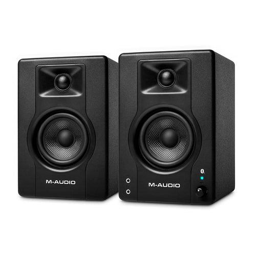 M-Audio BX4BT 4.5" Black Kevlar® 120-Watt Multimedia Bluetooth® Reference Monitors (pair) | Music Production | Live Streaming | Podcasting