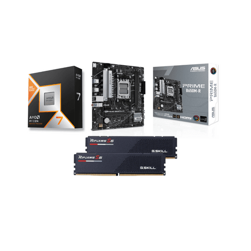 AMD Ryzen™ 7 Combo - 9800X3D Processor + Asus B650M-R M/B+ Gskill 32GB DDR5 6000MHZ 16X2 Ram