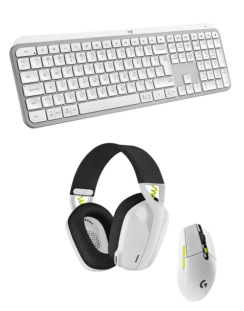 Logitech MX Keys S Wireless Keyboard &  G435 SE Lightspeed Headset with G304 SE Lightspeed Mouse Wireless Gaming Combo