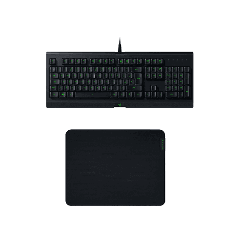 Razer Cynosa Lite RGB Gaming Keyboard with Gigantus V2 Cloth Gaming Mouse Pad (Medium) 1 Year Warranty