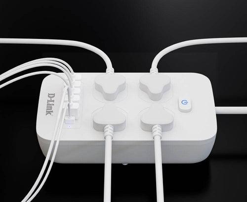 D-Link DPA-F451 Power Strip with 4AC, 5USB & 1C port