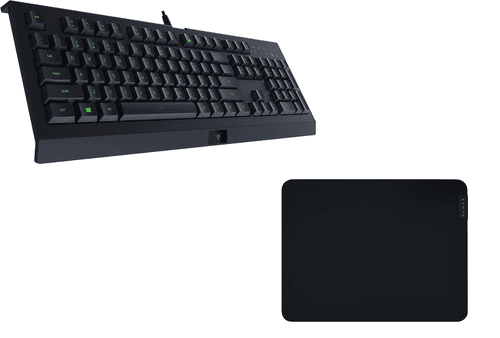 Razer Cynosa Lite RGB Gaming Keyboard with Gigantus V2 Cloth Gaming Mouse Pad (Medium) 1 Year Warranty