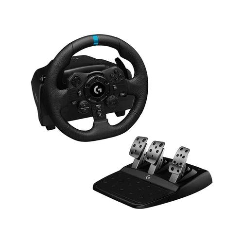 Logitech G923 TRUEFORCE Racing wheel & G Driving Force shifter Joystick & Sony PS5 Console PlayStation New Slim Edition Combo