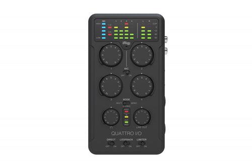 iRig Pro Quattro I/O 4-input professional field recording interface and mixer