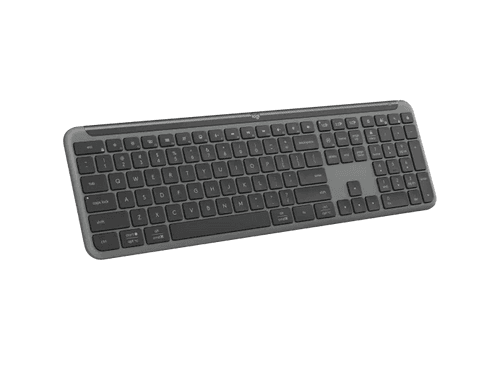 Logitech Signature Slim K950 Wireless Keyboard, Sleek Design, Switch Typing Between Devices, Quiet Typing, Bluetooth, Multi-OS, Windows, Mac, Chrome - Graphite