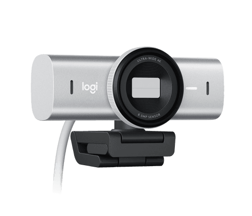 Logitech MX Brio 4K Ultra HD Collaboration and Streaming Webcam - Pale Gray