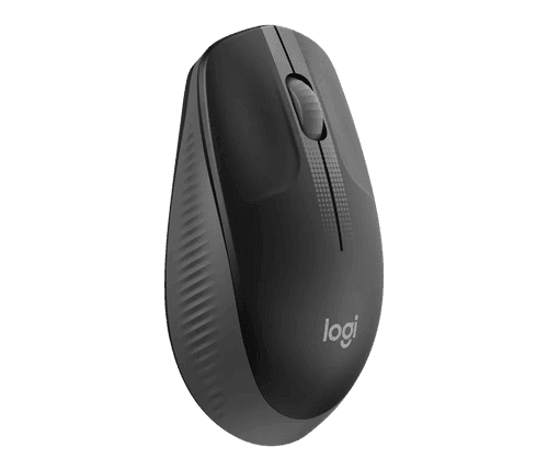 Logitech M190 Wireless Mouse - Full Size Curve Design Black