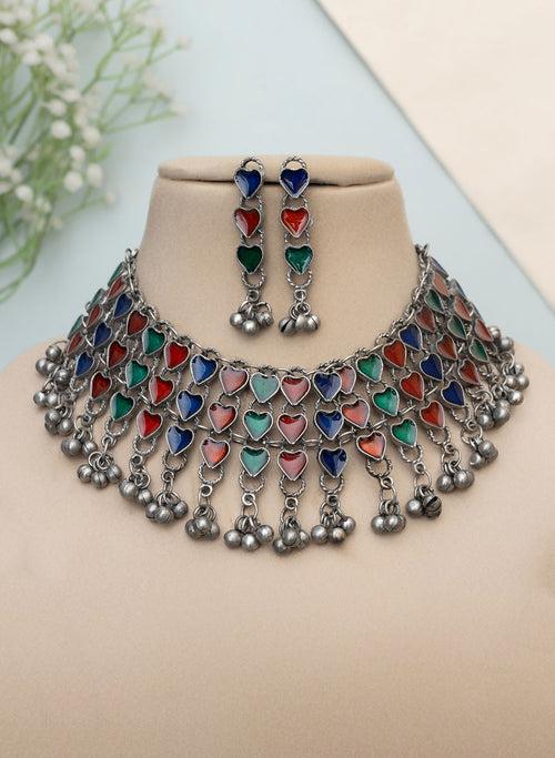 Hridhya Meena Necklace set