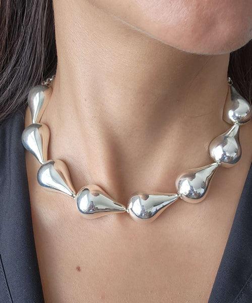 Bold Silver Mini Choker