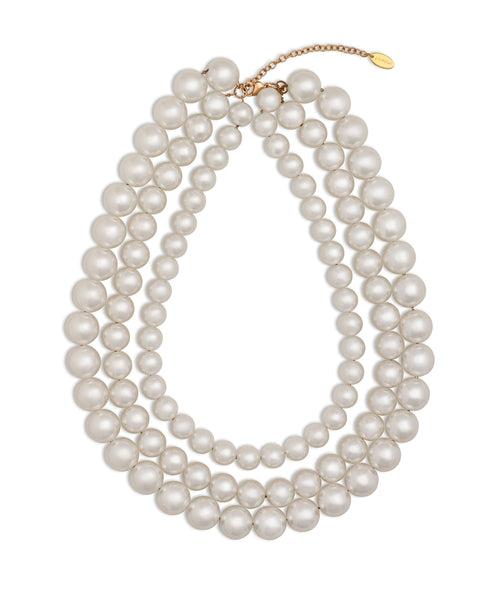 3 Layer Pearl Necklace