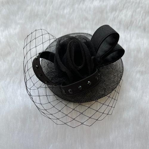 Mystique Noir Black Pearl Fascinator