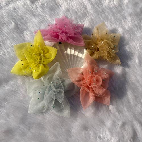 Twilight Petals Hair Clips Set of 5