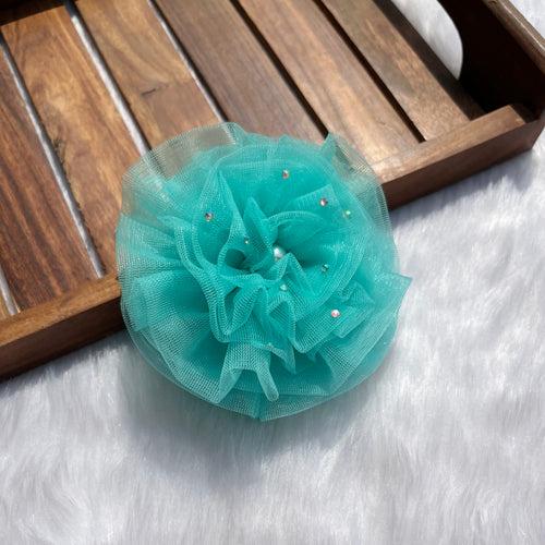 Sea Green Flower Fascinator